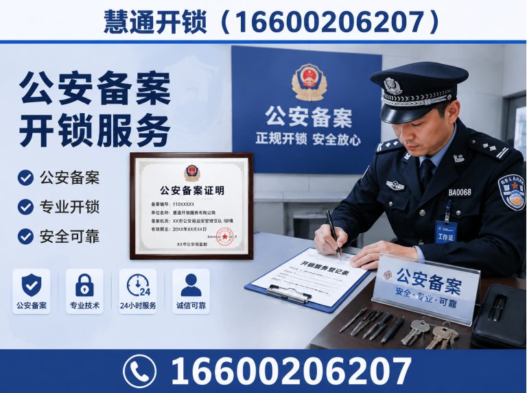 河西区慧通开锁展示图